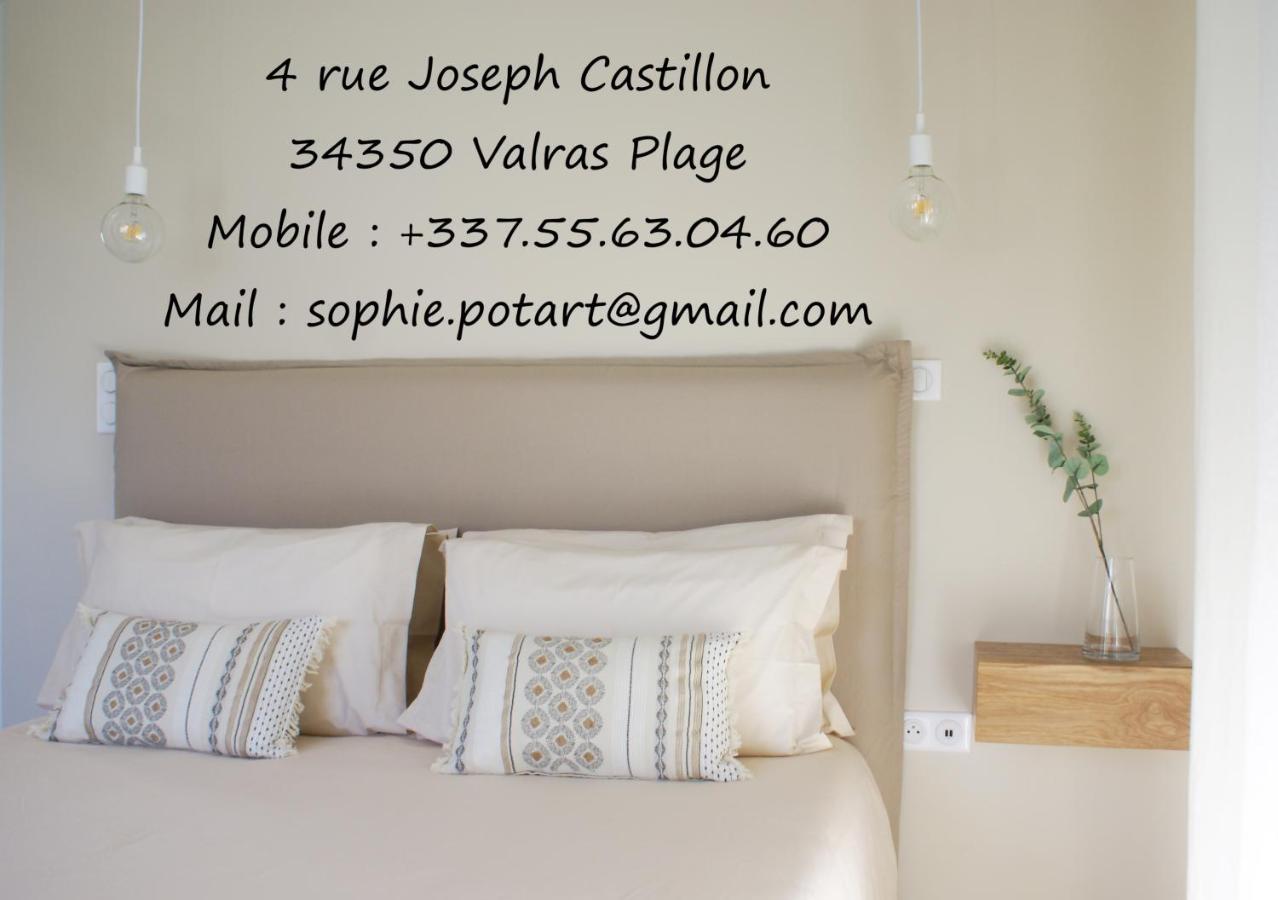 La Maison Du Potier Valras-Plage Esterno foto